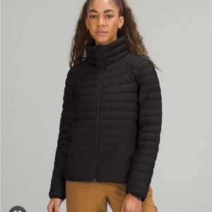 Black lululemon relaxed fit down jacket